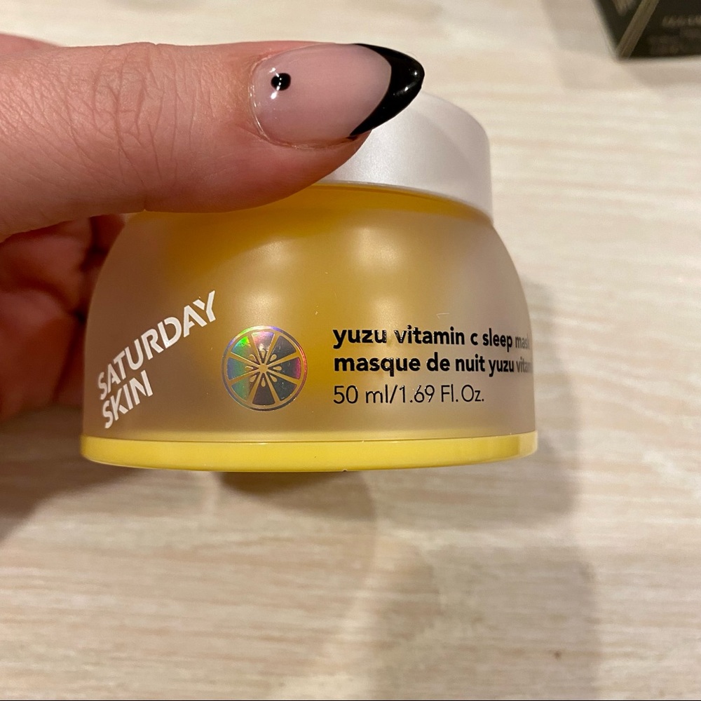 Saturday Skin yuzu vitamin C sleep mask